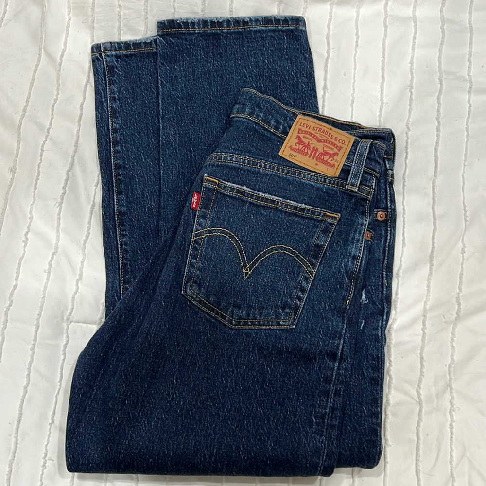 Levi’s 501 cropped jeans